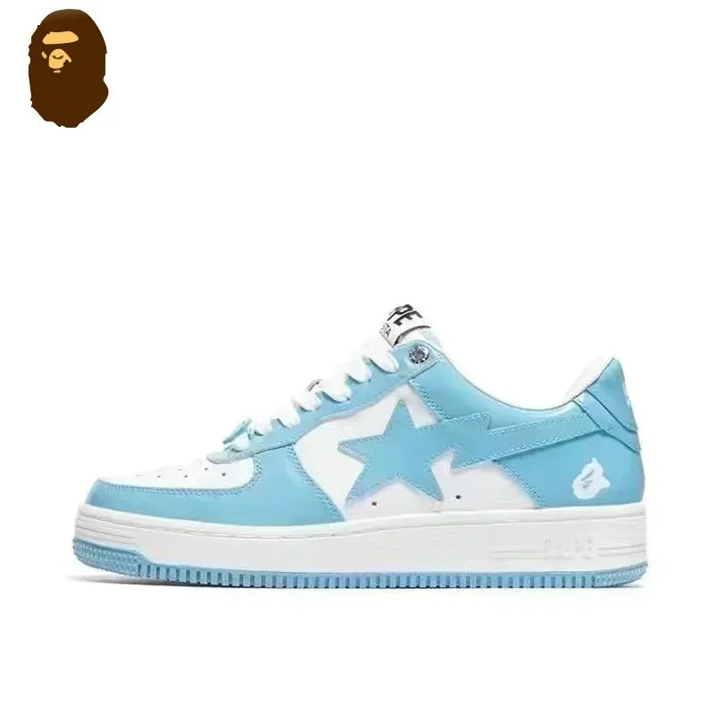 A BATHING APE Men and Women Blue/black/grey